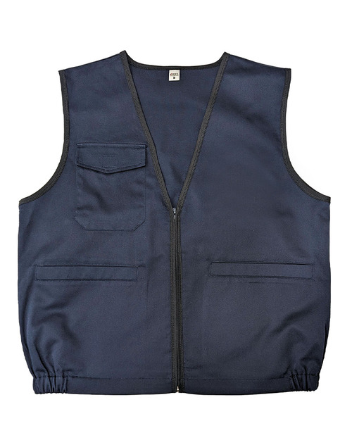 多功能工作背心 訂製款 拉鍊 丈青 <span>VCAN-G-08</span>  |商品介紹|背心【訂製 / 現貨款】|服務人員背心【訂製款】