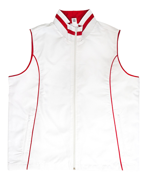 休閒背心選舉背心 加內裡 訂製款 白配紅<span>VEST-A02</span>  |商品介紹|背心【訂製 / 現貨款】|休閒背心選舉背心【訂製款】