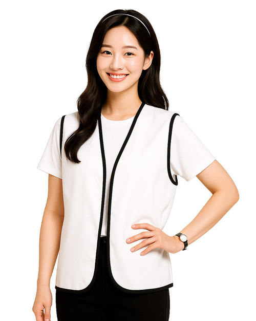 活動背心 現貨款｜白滾黑｜<span>VUI-A-03</span>