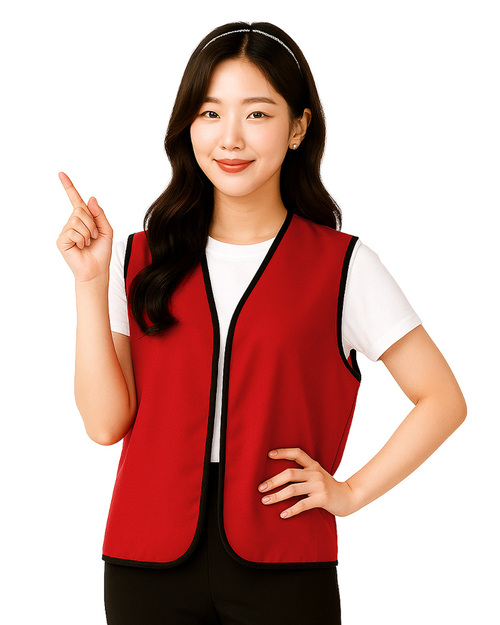 活動背心訂製款｜棗紅滾黑｜<span>VUI-B-02</span>