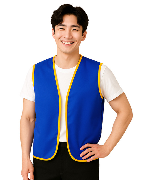 活動背心訂製款｜寶藍滾金黃｜<span>VUI-B-06</span>