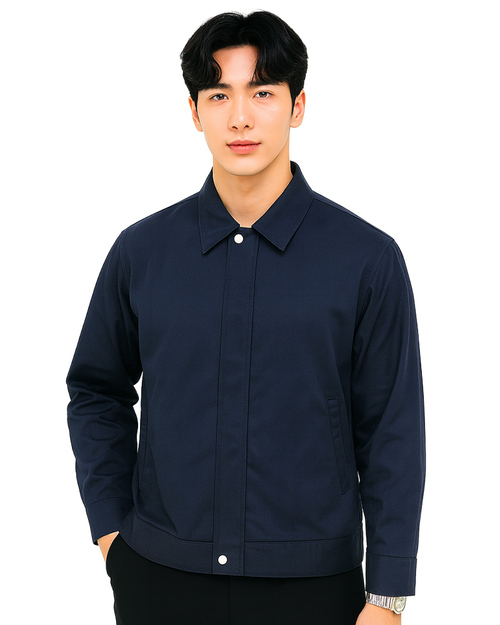 工作外套訂製｜下擺調釦｜丈青｜<span>WORK-C10</span>